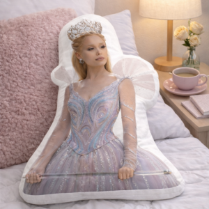 Enchanted Fairy Queen Throw Pillow – Soft Decorative Cushion for Bed & Sofa