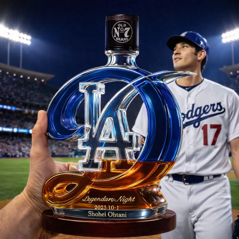 Alternative view of The “Legendary Night” LA Decanter Whiskey Bottles