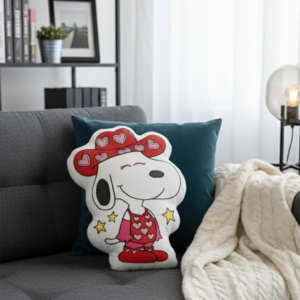 Alternative view of Snoopy Valentine Hearts Pillow, Snoopy Puffer Valentine'S Day Pillow