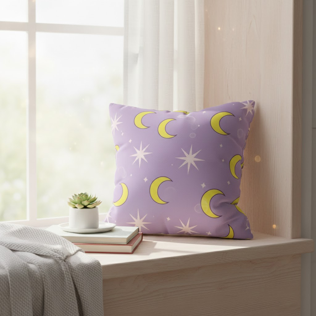 Pastel Galaxy Throw Pillow - Image 3