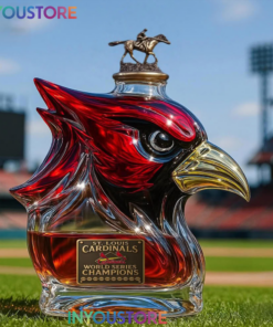 St Louis Cardinals World Series Champs Whiskey Bottle