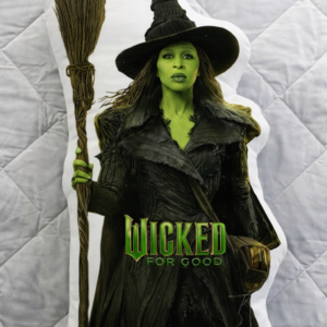 Mystic Green Witch Throw Pillow – Gothic Fantasy Home Décor Gift