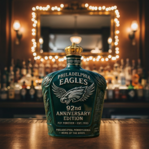Alternative view of Philadelphia Eagles 92Nd Anniversary Whiskey Bottle Limited Fan Collectible 2025