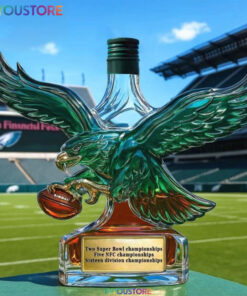 Philadelphia Eagles Whiskey Bottle