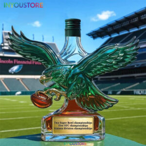 Philadelphia Eagles Whiskey Bottle