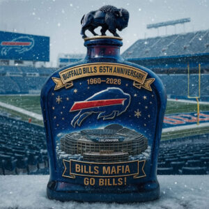 Buffalo Bills 65Th Anniversary Bills Mafia Whiskey Bottle Decanter 2026