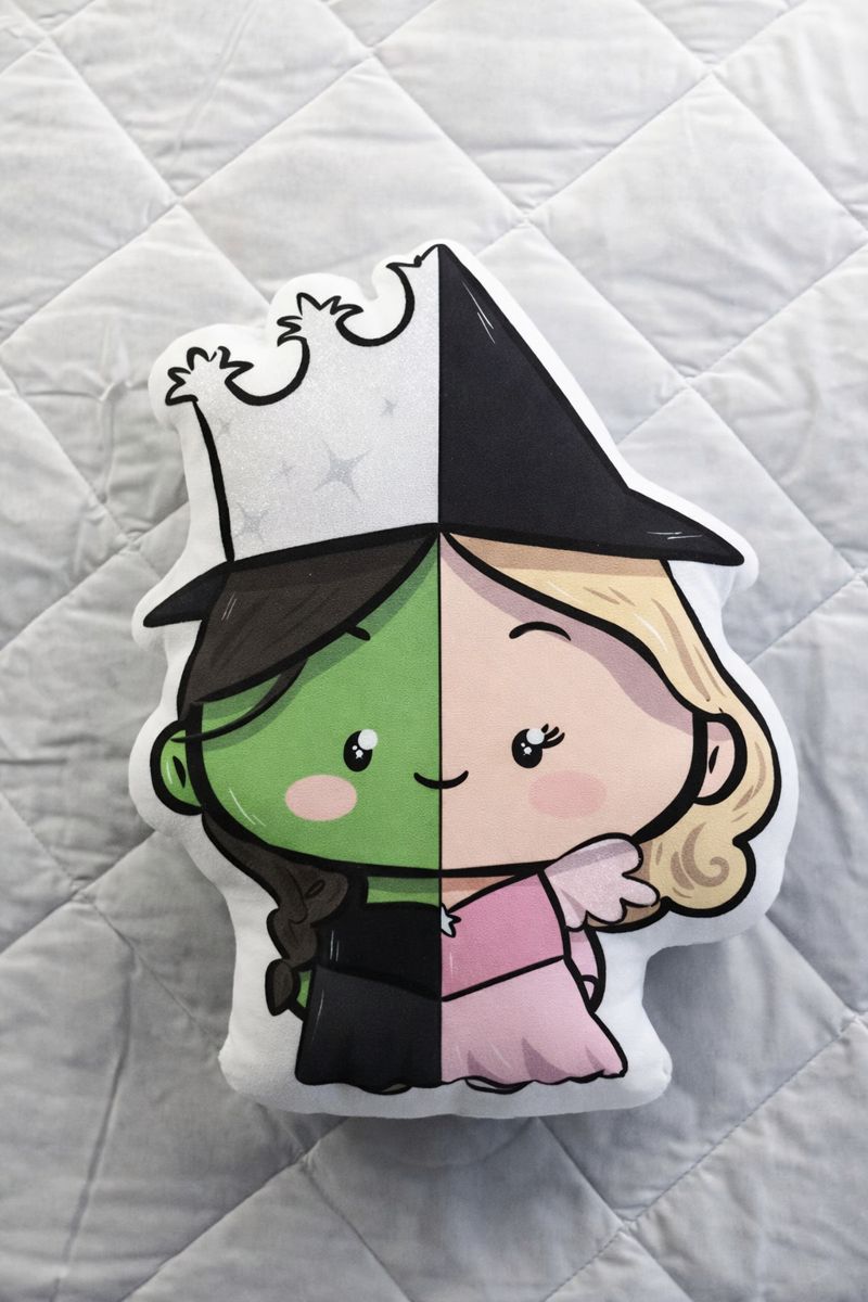 The Unlikely Friendship: Wicked Witch & Good Witch Plush Decor - Image 2