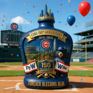 Chicago Cubs 150Th Anniversary Decanter Whiskey Bottle 2026