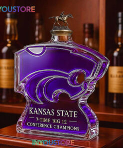 Kansas State Wildcats Whiskey Bottle Kansas