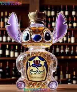 Lilo-Stitch Funny Crown Royal Whiskey Bottle
