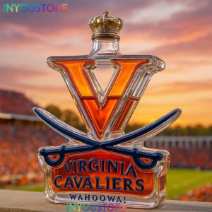 Virginia Cavaliers Limited Edition Christmas Whiskey Bottle
