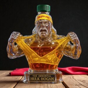Unleash the Spirit with Hulkamania Custom Whiskey Bottles