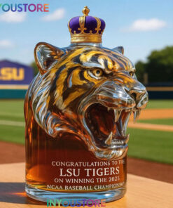 LSU Tigers 2025 NCAA Championship Whiskey Bottle
