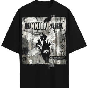 Linkin Park Hybrid Theory Y2K Nu Metal Aesthetic Vintage Glitch Texture