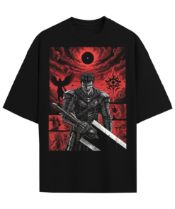 Berserk Guts Black Swordsman Vintage 90s Dark Fantasy Anime Heavy Metal 1