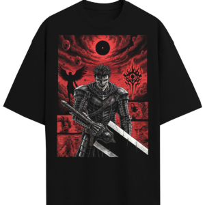 Berserk Guts Black Swordsman Vintage 90s Dark Fantasy Anime Heavy Metal 1