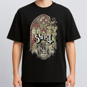 Alternative view of Ghost Band Rites Tour Vintage Occult Metal Gothic Bootleg Washed