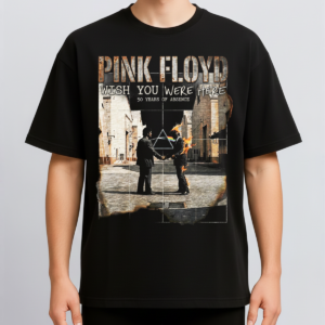 Alternative view of Pink Floyd Wish You Were Here 50th Anniversary 1975 Era Vintage Art Rock Bootleg