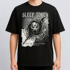 Alternative view of Sleep Token Eden Summoning Modern Metal Cult Aesthetic Vintage Wash Gothic Graph