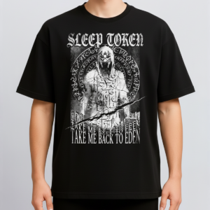 Alternative view of Sleep Token Take Me Back to Eden Occult Metal Vintage Wash Bootleg