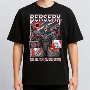 Berserk Guts Black Swordsman Vintage 90s Dark Fantasy Anime Heavy Metal 4