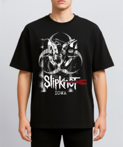 Alternative view of Slipknot Lowa 2001 Vintage Nu Metal Horror Bootleg Washed Distressed