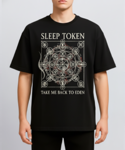 Alternative view of Sleep Token Eden Era Modern Progressive Metal Vintage Bootleg Washed Style