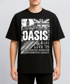 Alternative view of Oasis Live 25 Reunion Britpop Manchester Legend Vintage 90s Style Bootleg
