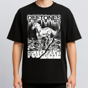 Alternative view of Deftones White Pony Era Vintage Shoegaze Metal Bootleg Washed Abstract