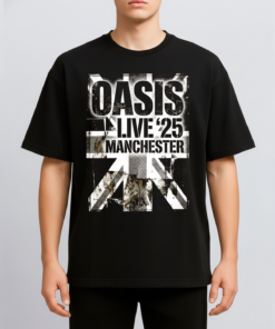Alternative view of Oasis Reunion Live 25 Vintage 90s Britpop Bootleg Distressed Rock