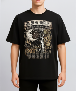 Alternative view of Smashing Pumpkins Mellon Collie 30th Vintage 90s Grunge Bootleg Washed Art