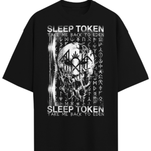 Sleep Token Eden Lore Vintage Occult Metal Bootleg Washed Rune