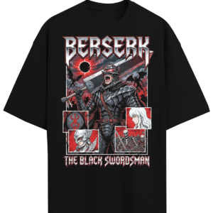 Berserk Guts Black Swordsman Vintage 90s Dark Fantasy Anime Heavy Metal 4