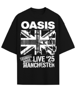 Oasis Reunion Live 25 Britpop Manchester Vintage Distressed Rock Tee