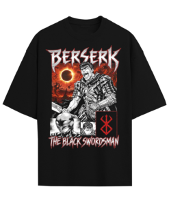 Berserk Guts Black Swordsman Vintage 90s Dark Fantasy Anime Heavy Metal 3