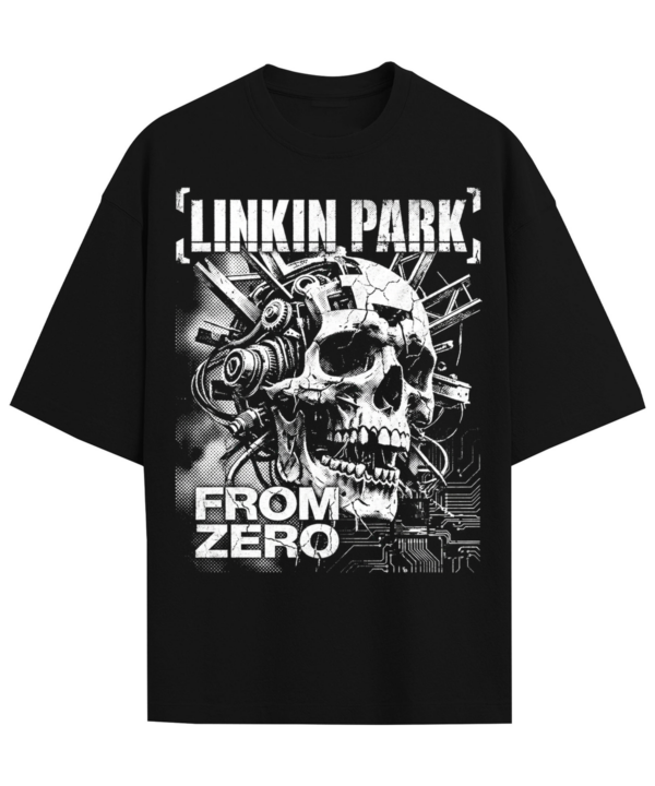 Linkin Park From Zero Industrial Nu Metal Vintage Bootleg Washed Tee