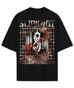 Slipknot 1999 Anniversary Vintage Industrial Nu Metal Bootleg Washed Maggot