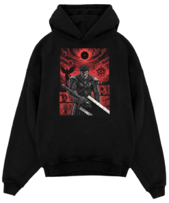 Alternative view of Berserk Guts Black Swordsman Vintage 90s Dark Fantasy Anime Heavy Metal 1