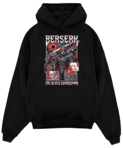 Alternative view of Berserk Guts Black Swordsman Vintage 90s Dark Fantasy Anime Heavy Metal 4