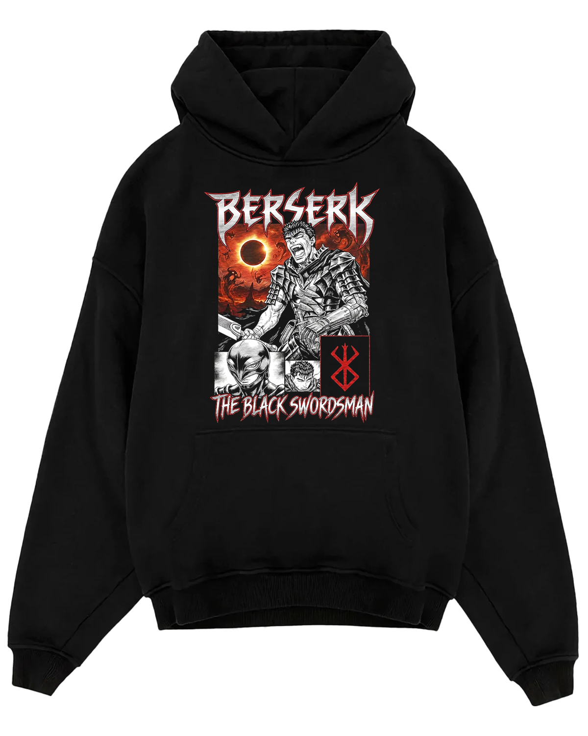 Berserk Guts Black Swordsman Vintage 90s Dark Fantasy Anime Heavy Metal 3 - Image 3