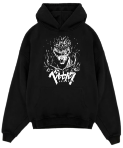 Alternative view of Berserk Guts Black Swordsman Vintage 90s Dark Fantasy Anime Heavy Metal 10