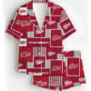 Indiana University Hoosiers Satin Pajama Set For Women