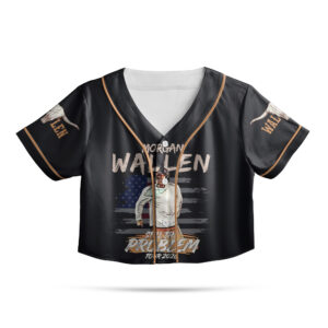 Morgan Wallen Still Problem Tour 2026 Croptop Baseball Jersey, Morgan Wallen Country Music Shirt