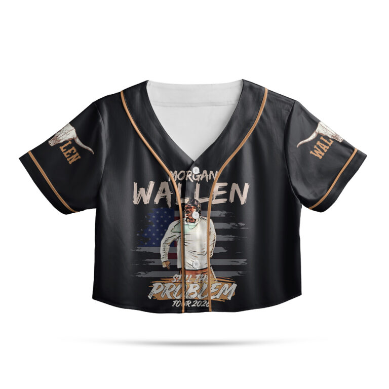 Morgan Wallen Still Problem Tour 2026 Croptop Baseball Jersey, Morgan Wallen Country Music Shirt