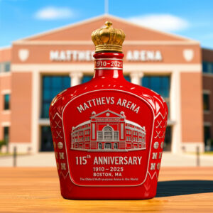 Matthews Arena 115Th Anniversary 2025 Decorative Whiskey Bottle