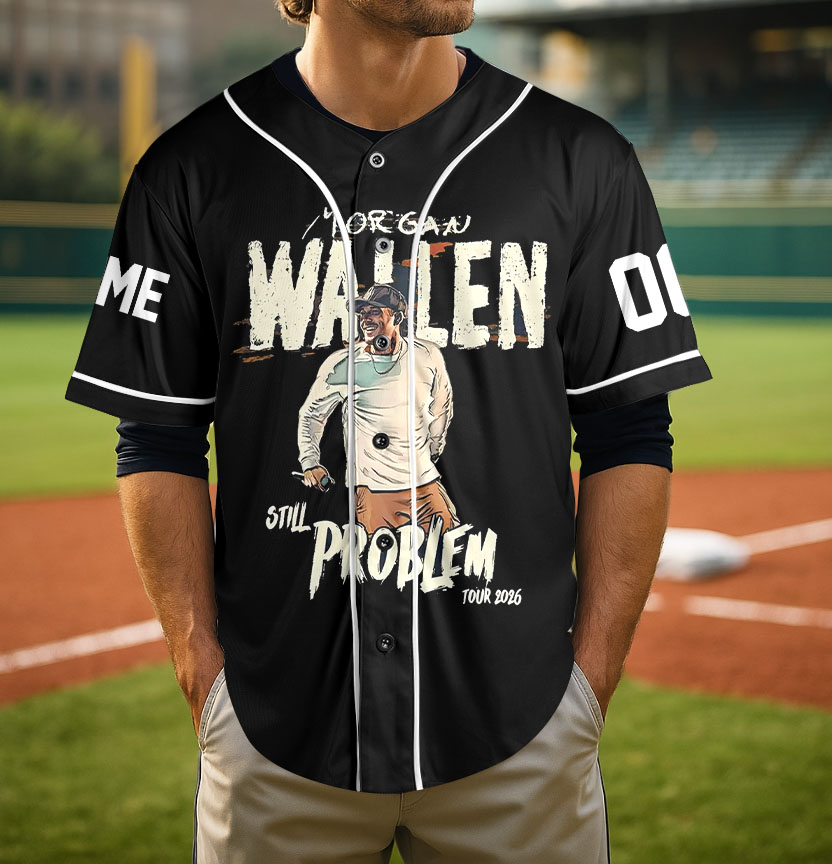Morgan Wallen Still Problem Tour 2026 Baseball Jersey, Morgan Wallen Country Music Tee, Tour 2026 Shirt - Image 5