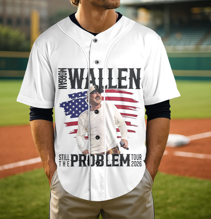 Morgan Wallen Still Problem Tour 2026 Baseball Jersey