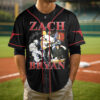 Zach Bryan Tour Baseball Jersey, With Heaven On Tour 2026 Jersey, Country Music Concert, Vintage Western Graphic Shirt