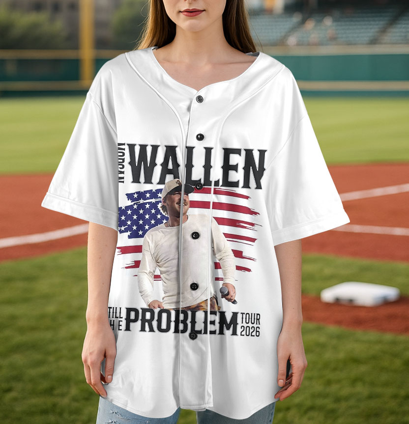 Morgan Wallen Still Problem Tour 2026 Baseball Jersey