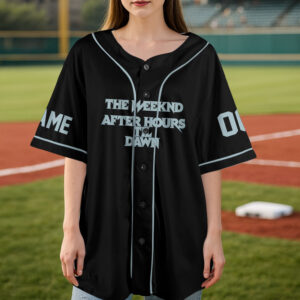 The Weeknd After Hours Til Dawn Music Tour 2026 Baseball Jersey